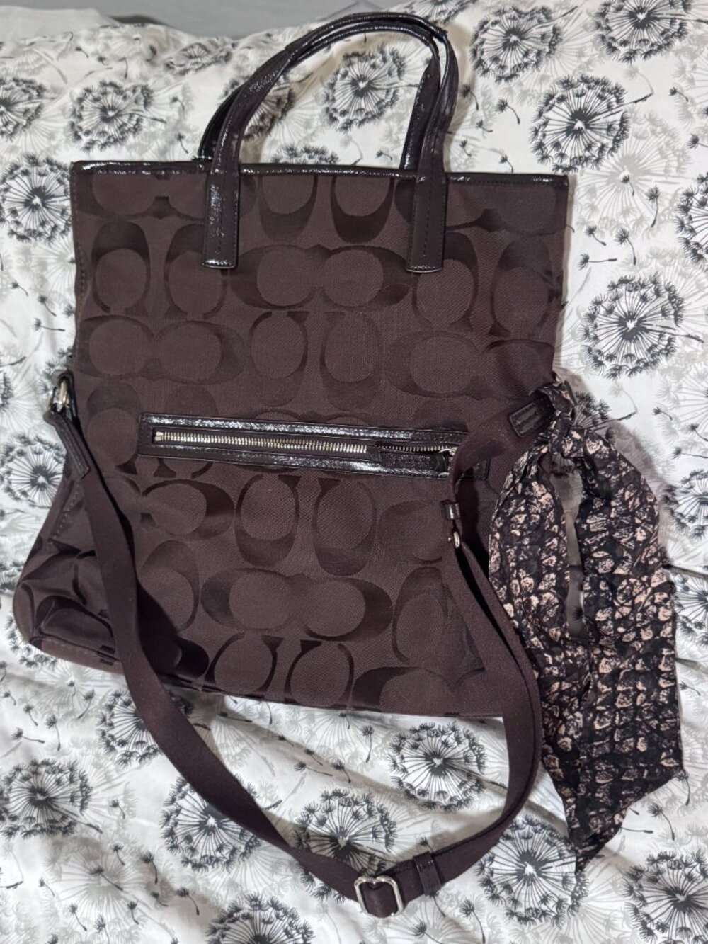 Authentic Coach Signature Foldover Crossbody travel bag F23304 - Picture 2 of 9